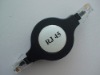 RJ45 plug retractable cable