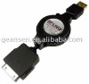 Retractable USB Charge Synch Cable