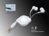Retractable earphone for iPod use
