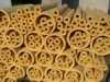 Rock wool pipe