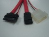 SATA 7+6P Cable,SATA Cable,eSATA Cable