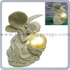 SU4404 - Solar Angel Light,Polyresin Light,Outdoor Lighting