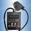 Scart Plug to 21 Pin Socket with S-VHS Jack