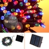 Solar Christmas String Light with 104 Super Bright Multi-Color LED