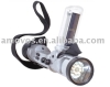 Solar & Crank Dynamo Flashlight (Waterproof)
