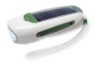 Solar Led flashlight, solar torch with 3 pcs super-bright led lamps and FM radio, solar light (STH-012)