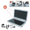 Solar charger with 1000 mah battery, one USB port (SC-011B)