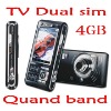 T800+ TV Quad Band mobile phone Dual SIM Bluetooth Cell Phone