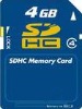 Toshiba SDHC 4GB Class2 memory card
