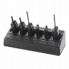Two-way Radio Charger, Walkie talkie charger, Interphone Battery Charger with Interchangeable Cups to Mix your Radio Types
