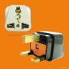 UK Plug Adapter with Fuse