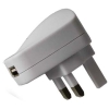 USB Power Adapter(UK Version) for mp3, mobile phone, iPod(R) players,iPhone(R)