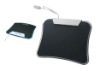 USB mouse pad with blue LED light, mouse pad with USB hub, Multi-functional mouse pad (HMP-002)