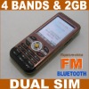 USD48 cheap phone Quad Band mobile phone FM Dual SIM   support 2GB Cell Phone N200 T-Mobile AT&T