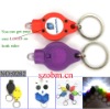 Ultra Bright Plastic Keychain Focused 10mm LED - White Light