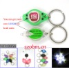 Ultra Bright Plastic Keychain LED Light - Colorful LED V1