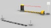 Underground roadway barriers of collision preventing