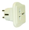 Universal to Schuko adaptor plug