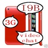 Video chat Real I9B 3G phone  dual sim dual standby quad band JAVA mobile phone