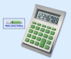 Water power calculator, desk calculator, 8 digit calculator (DEC-011)