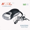 Wind up charger flashlight,Dynamo torch,Crank flashlight