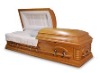 YF-HM01 wood veneer coffin
