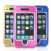 crystal case with aluminium for iphone 3g(mobile phone case )