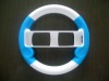 game accessory Steering wheel for Wii , Rubber Racing steering wheel for Wii,Colorful steering wheel for Wii controller