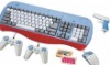 keyboard  Joysticks   gun   mouse  educational card   game cartridge   adapter  gift box  AV Cable