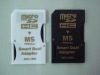 micro SDHC to MS pro duo adapter(dual channel)