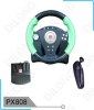 rubber racing wheel for USB/PS2/XBOX/GC