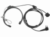 two way radio earphone (walkie talkie headsets)(interphone earphone)