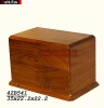 wooden cremation urn