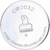 0% Hg.Cd.Pb. CR2032 Lithium Manganese Dioxide Cylindrical Battery
