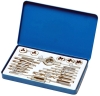 17pc metric tap and die sets   threading tools