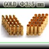 3.5mm Gold Bullet Connector, Gold Bullet Connector for motor