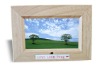 7 inch digital photo frame made of wood