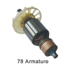 Armature  of Rotary hammer 65A
