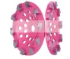 Arrow type cup wheel
