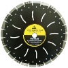 Asphalt cutting diamond blade
