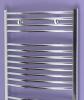 Chrome-Plated Curved Towel Rail Heater