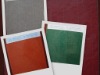 Color fiberglass mat tissue
