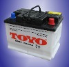 DIN60 Dry charge starting auto car battery