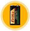 EXCELL Alkaline  Battery 9V 6LR61
