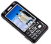 E A998: Dual sim cards dual standby + Dual Bluetooth + FM + 3.0MP camera + Flip 5.0"touch screen + Analog TV