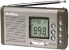 FM/FM1/MW/SW1/SW2 5-band digital display calendar  radio with clock control