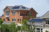 Flat plat solar hot water heater project
