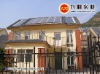 Flat-plate solar water heating system for villa