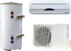 Heat pump water heater with air conditioner