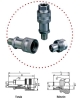 Hydraulic quick coupling